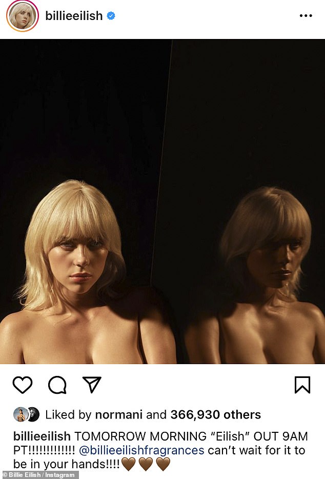danielle howard add billie eilsh naked photo