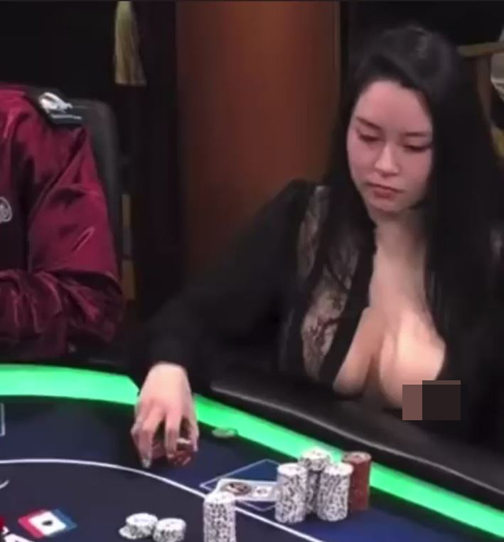 Game Show Nip Slip very close