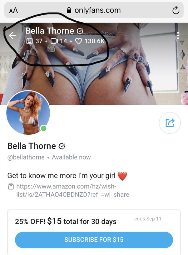 barb hughes recommends Bella Thorne Onlyfans Photos