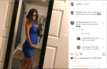 dava foxx pregnant