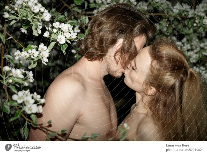 Best of People kissing naked in bed