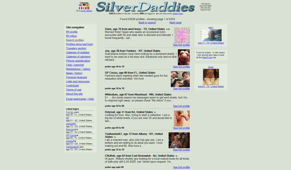 daniel blassingame recommends silverdaddies sign in pic